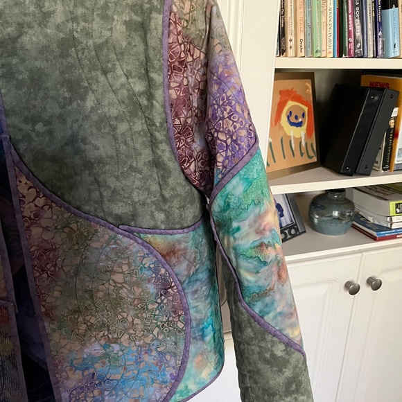 Handmade Reversible Quilt Jacket - Picture 5 of 10